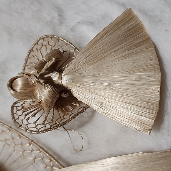 ANGELS  ORNAMENTS  CORN HUSK 🌽 - Picture 4 of 9